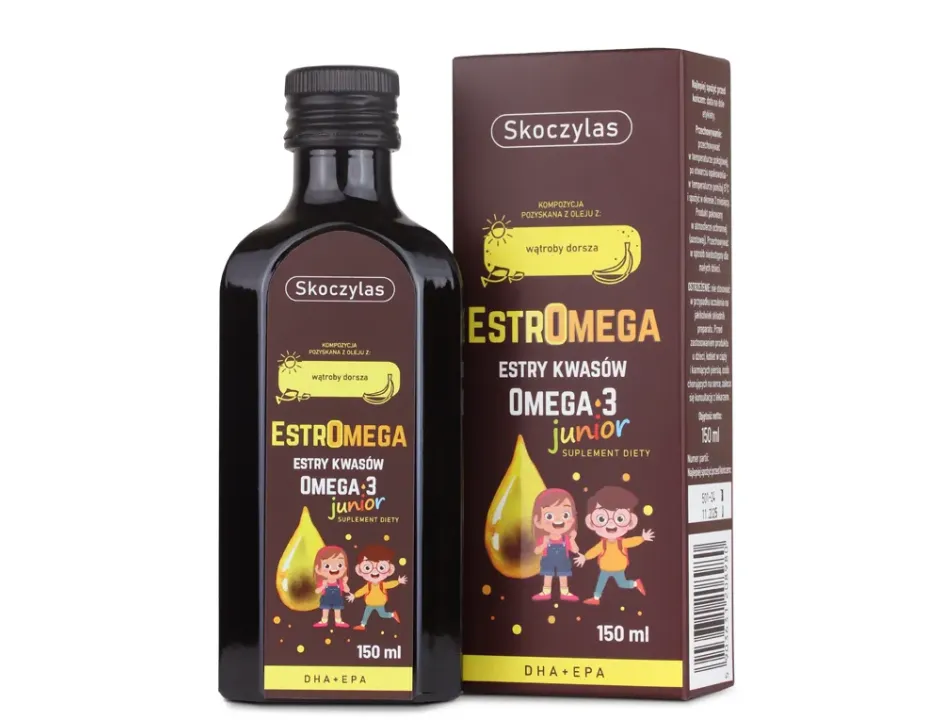 Estromega rybie kwasy omega 3 junior 150 ml - 2